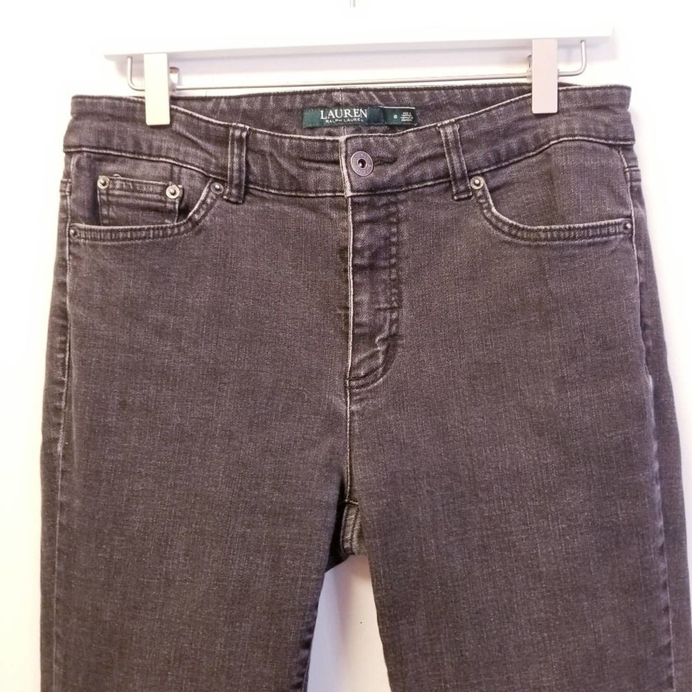 Ralph lauren Jeans black gray size 8 - Picture 7 of 11